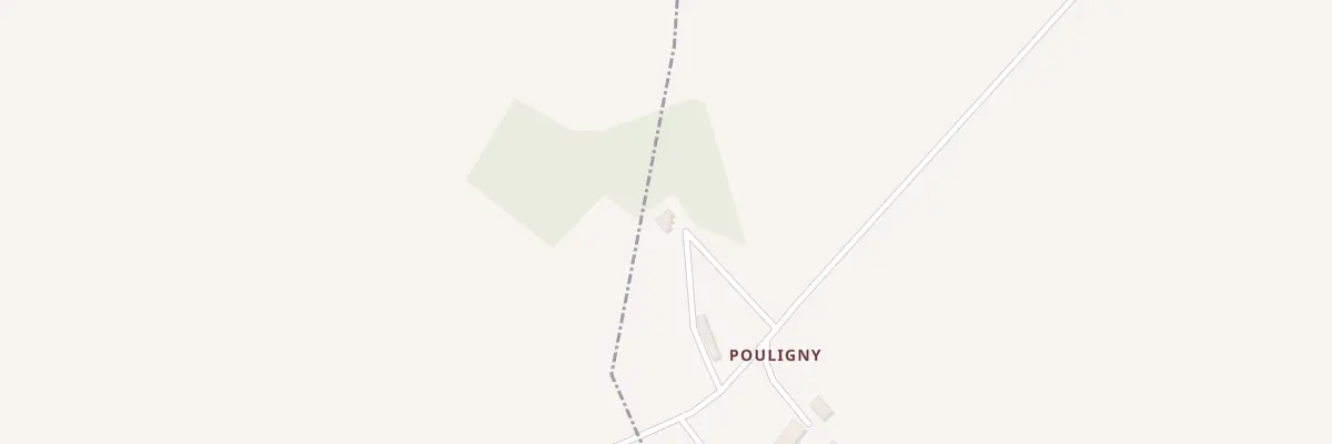 Plan du 76 Pouligny à Sévry