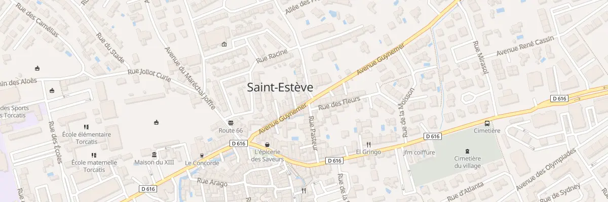 Plan du 17 Av Guynemer à Saint-Estève