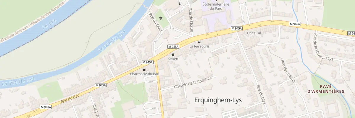 Plan du 53 Pl du Gen de Gaulle à Erquinghem-Lys