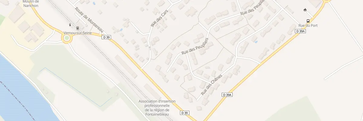 Plan du 25 Rue des Peupliers à Vernou-la-Celle-sur-Seine