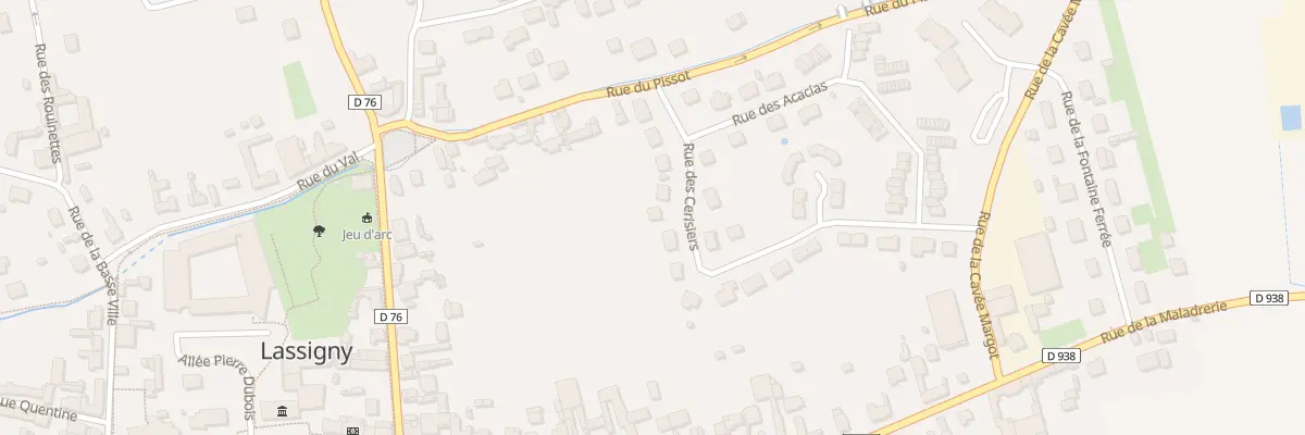 Plan du 3B Rue des Cerisiers à Lassigny