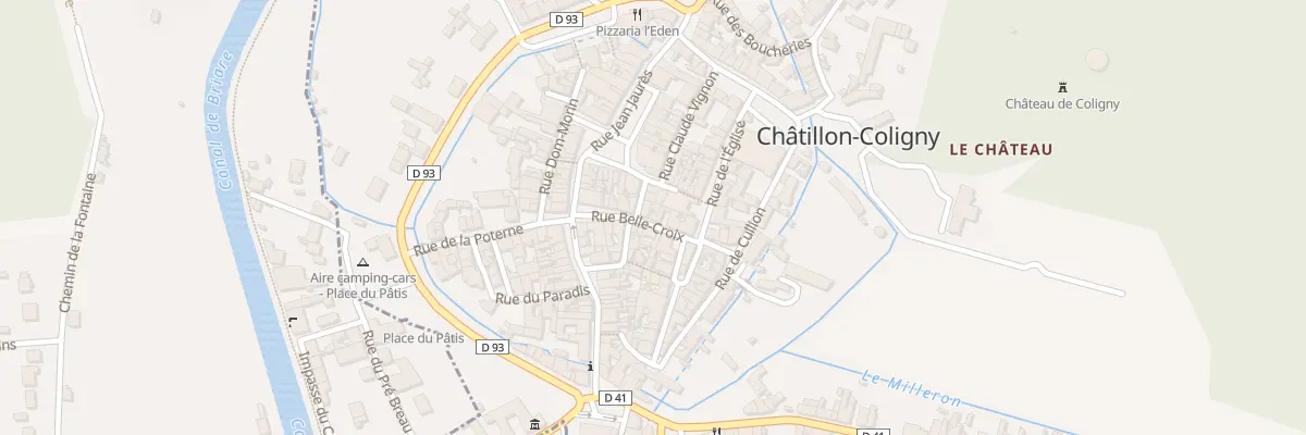Plan du 15 Rue Belle-Croix à Châtillon-Coligny