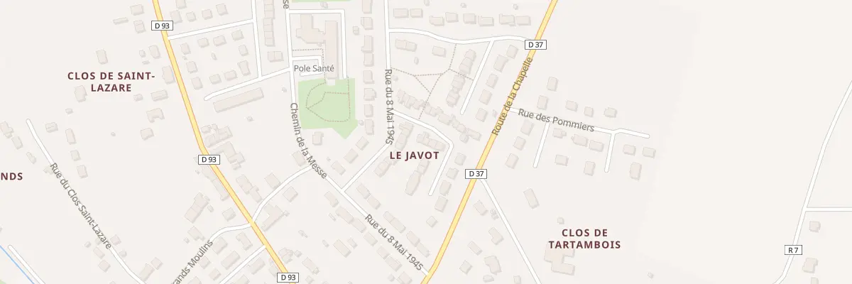 Plan du 32 Rue Anciens Combattants d’Afn à Châtillon-Coligny