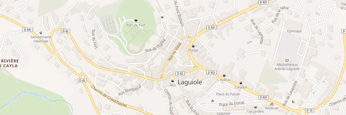 Plan du 18 Rue du Valat à Laguiole