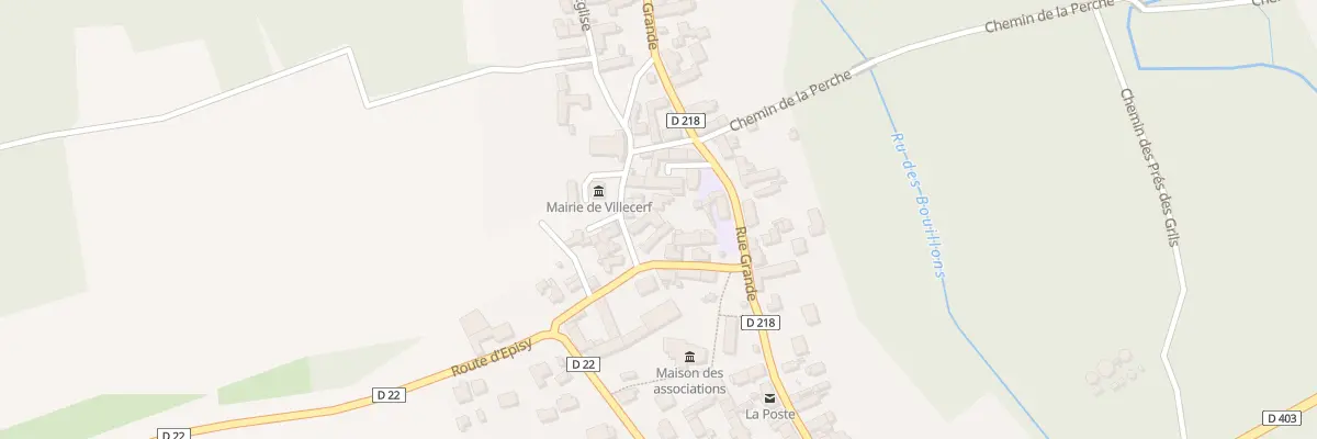 Plan du 2 Rue de l’Eglise à Villecerf