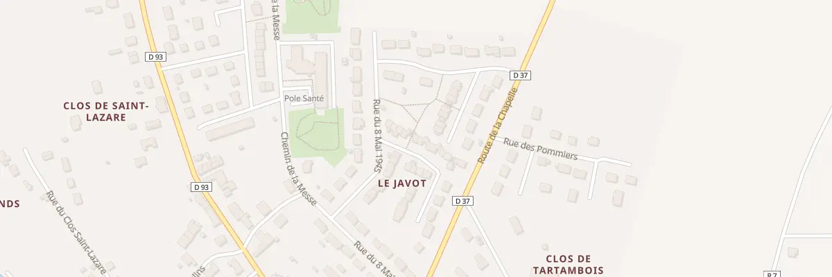 Plan du 45 Rue Anciens Combattants d’Afn à Châtillon-Coligny