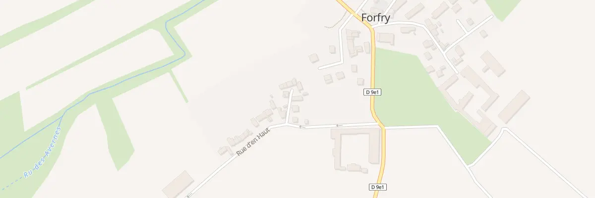 Plan du 6B Rue d’En Haut à Forfry
