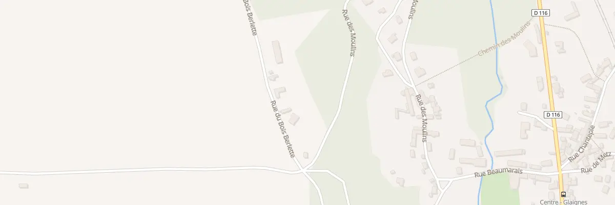 Plan du 4 Rue du Bois Berlette à Glaignes