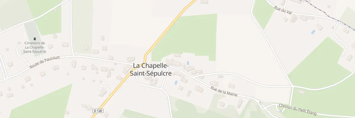 Plan du 77 Rue de la Mairie à La Chapelle-Saint-Sépulcre