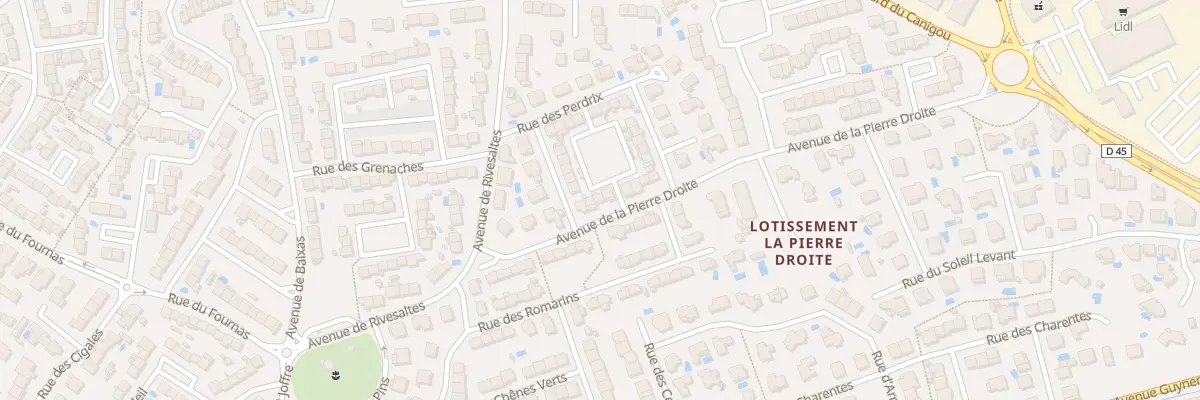 Plan du 9 Av de la Pierre Droite à Saint-Estève