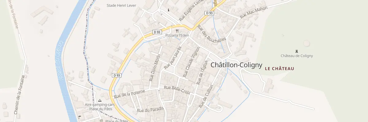 Plan du 4 Pl Aristide Briand à Châtillon-Coligny