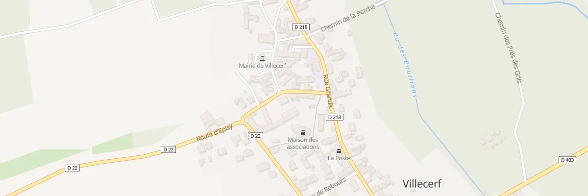 Plan du 7 Rte d’Episy à Villecerf
