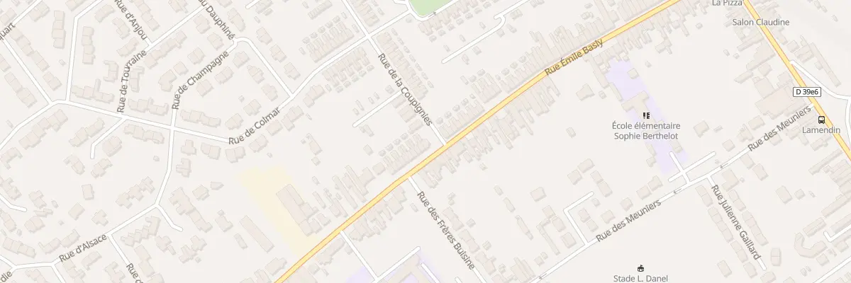 Plan du 96 Rue Joseph Bodart à Wingles