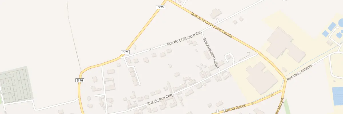 Plan du 9001 Rue du Chateau d’Eau à Lassigny