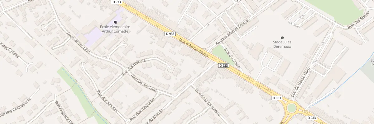 Plan du 636 Rue d’Armentieres à Nieppe