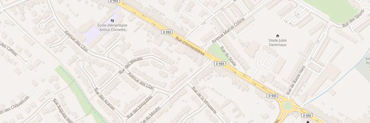 Plan du 638 Rue d’Armentieres à Nieppe