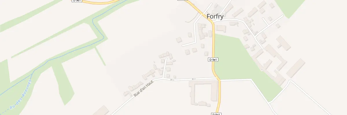 Plan du 8 Rue d’En Haut à Forfry