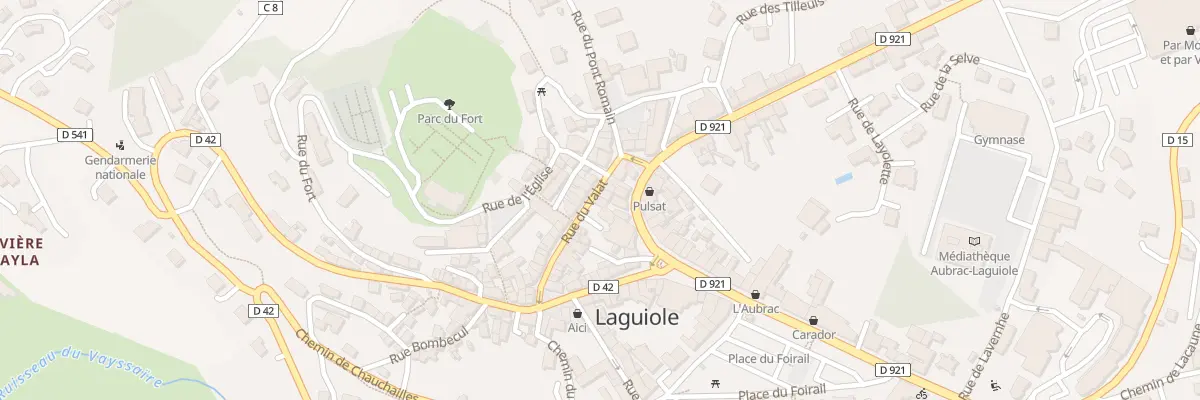 Plan du 24 Rue du Valat à Laguiole