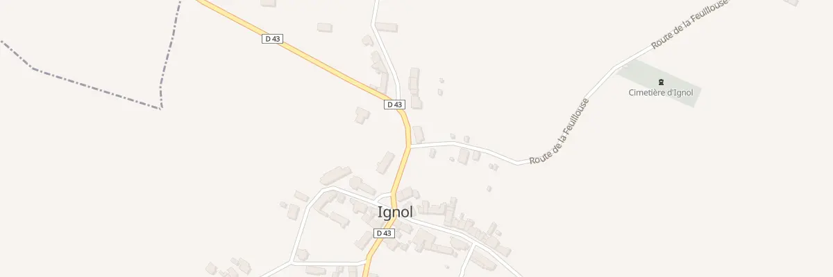 Plan du 2 Rte de Nerondes à Ignol
