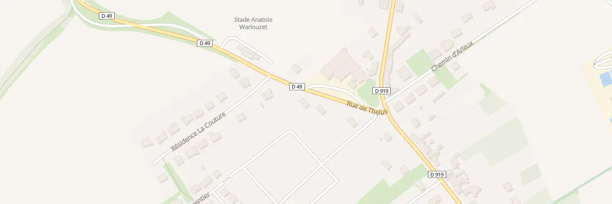 Plan du 7 Rue de Thélus à Bailleul-Sir-Berthoult