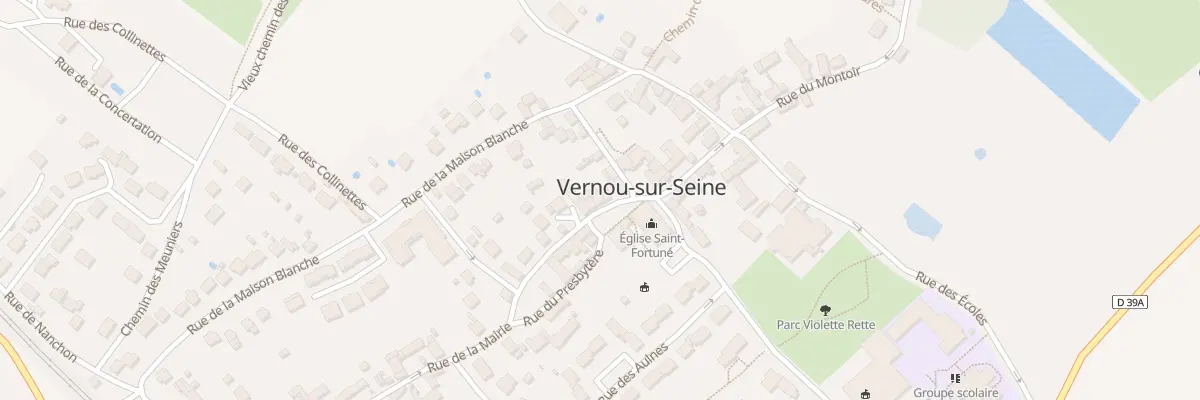 Plan du 35B Rue de la Mairie à Vernou-la-Celle-sur-Seine
