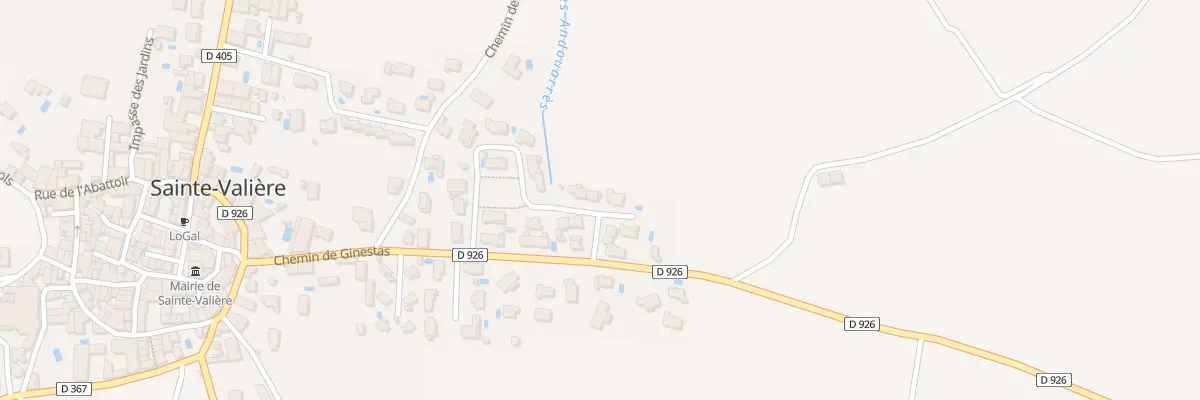 Plan du 9 Lot Communal Le Pre à Sainte-Valière