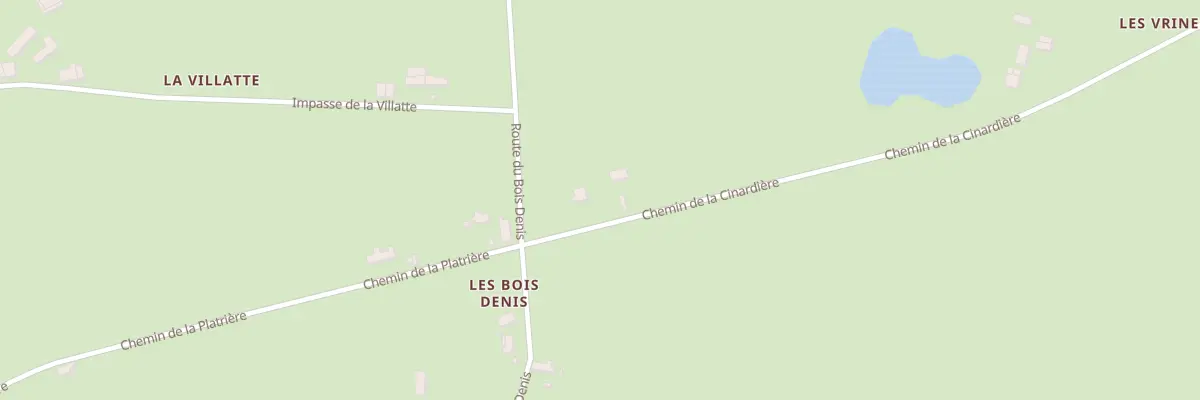 Plan du 5109 Les Vrines à Valigny