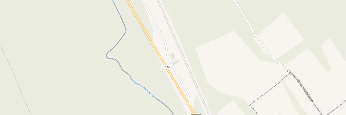 Plan du 2001 De la Gare à Orrouy