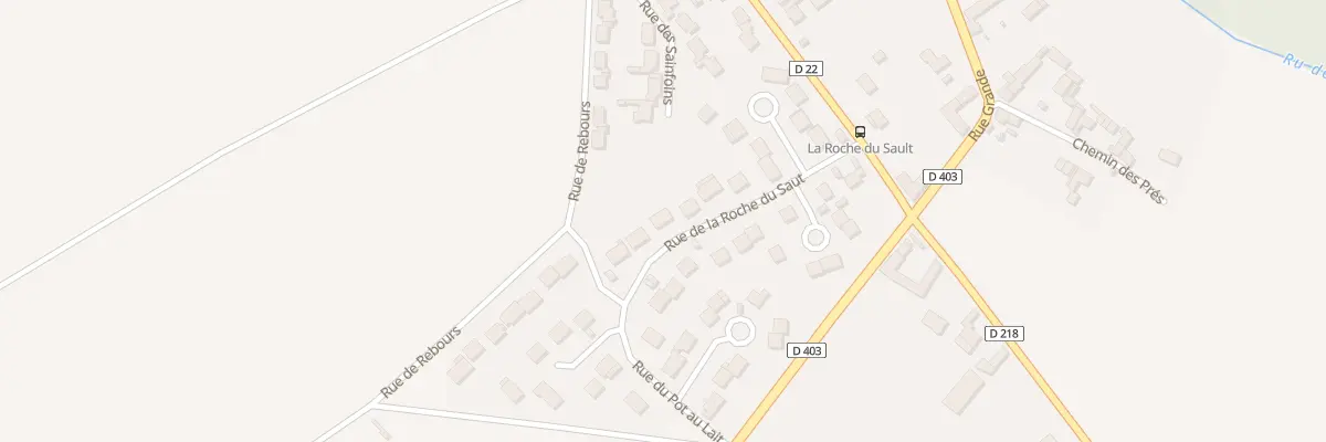 Plan du 12 Rue de la Roche du Saut à Villecerf