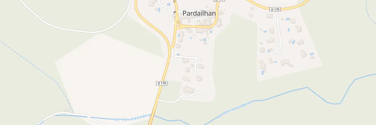 Plan du 1 Sous Pont Guiraud à Pardailhan