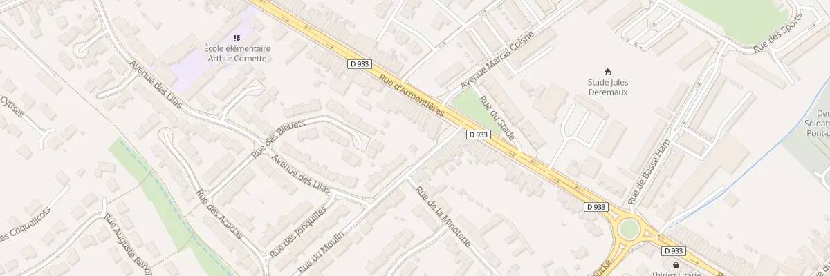 Plan du 660 Rue d’Armentieres à Nieppe
