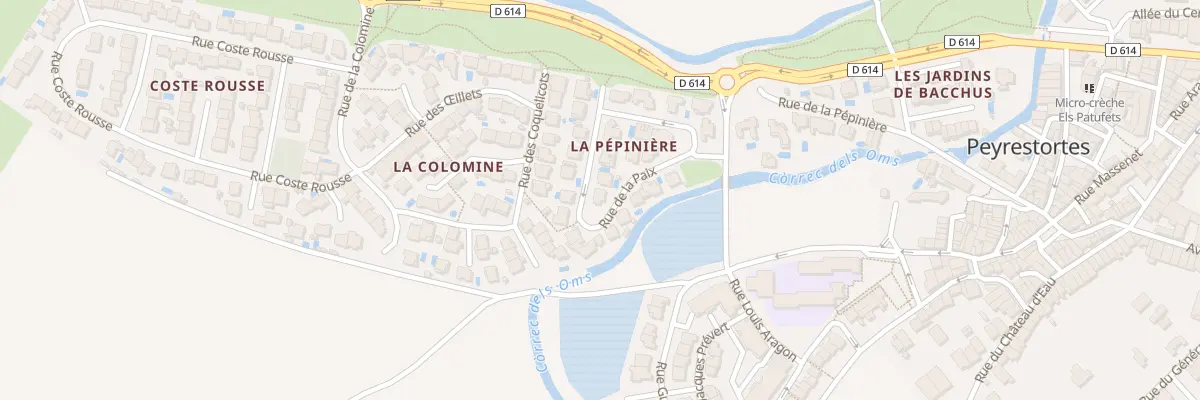 Plan du 7 Rue de la Paix à Peyrestortes