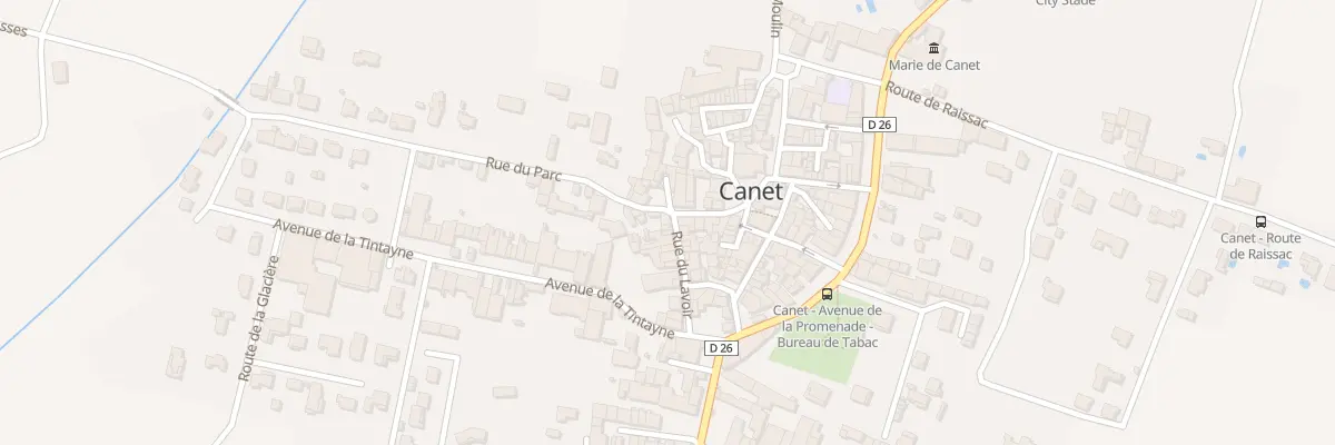 Plan du 2 Rue du Lavoir à Canet