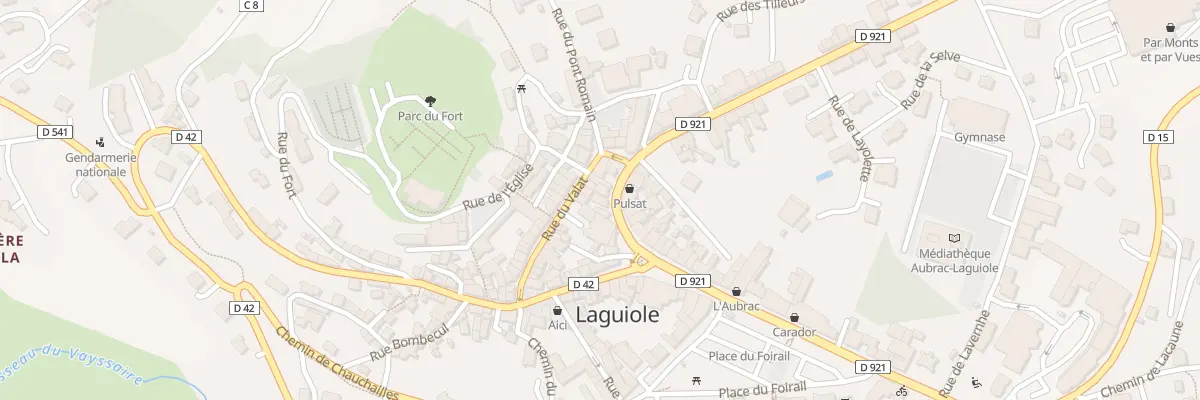 Plan du 7 Rue de la Violette à Laguiole
