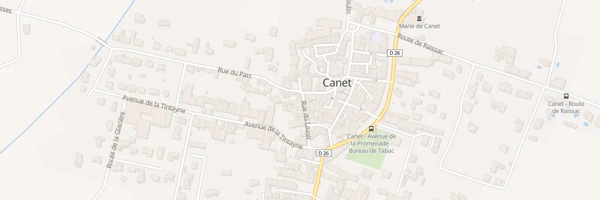 Plan du 2A Rue du Lavoir à Canet