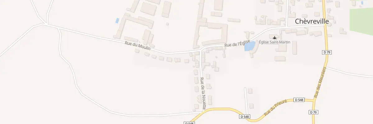 Plan du 3 Rue du Moulin à Chèvreville