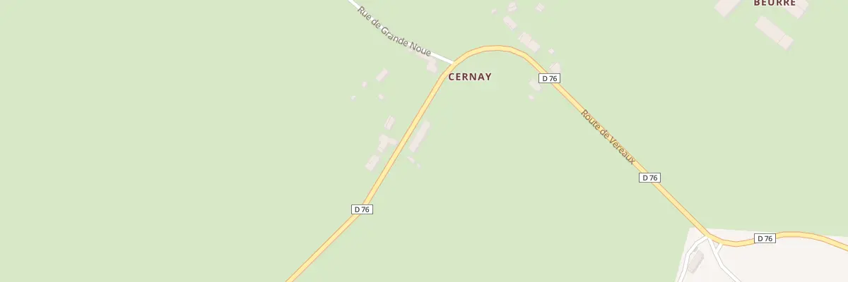 Plan du 132 Cernay à Sagonne