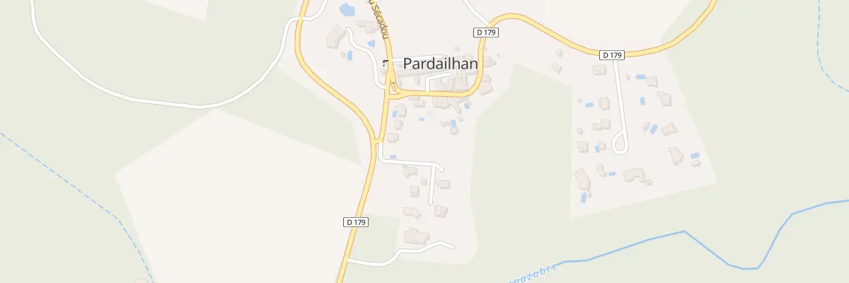 Plan du 1190F Pardailhan à Pardailhan