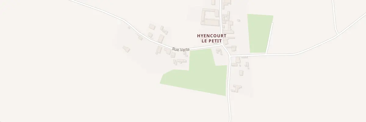 Plan du 7 Rue Verte à Hypercourt