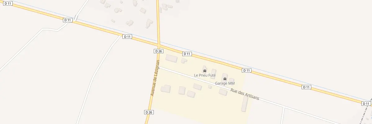 Plan du 3 Rue des Artisans à Canet