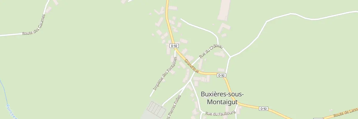 Plan du 15 Gr Grand Rue à Buxières-sous-Montaigut