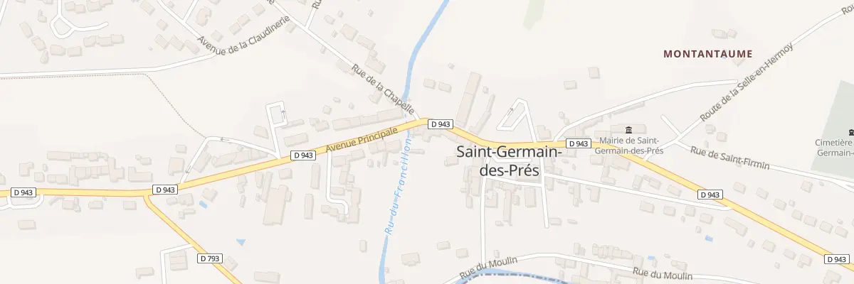 Plan du 21 Av Principale à Saint-Germain-des-Prés