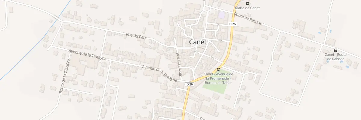 Plan du 9 Rue du Lavoir à Canet