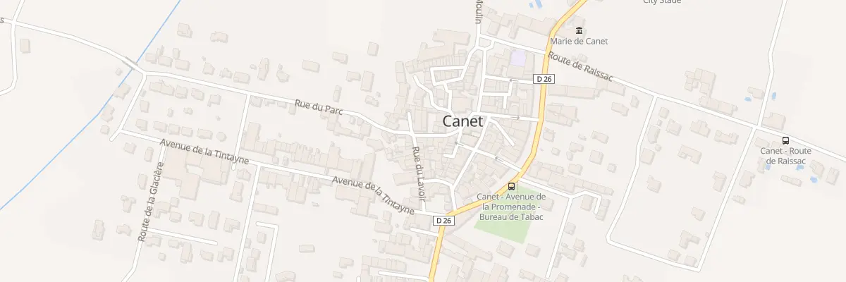 Plan du 1 Rue du Lavoir à Canet
