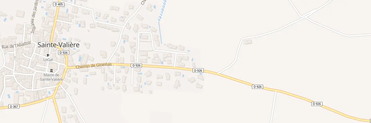 Plan du 6 Lot Communal Le Pre à Sainte-Valière