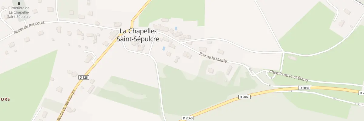 Plan du 160 Rue de la Mairie à La Chapelle-Saint-Sépulcre