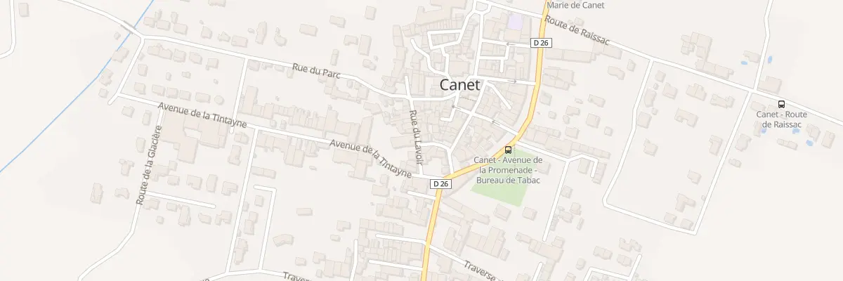 Plan du 11 Rue du Lavoir à Canet