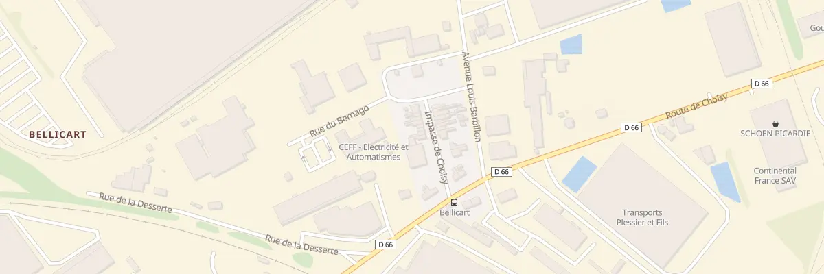 Plan du 3 Imp de Choisy à Compiègne