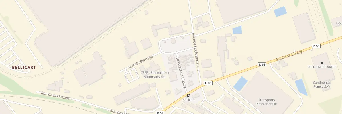 Plan du 15 Imp de Choisy à Compiègne