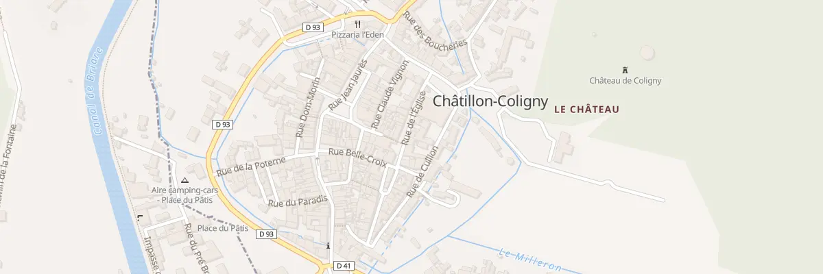 Plan du 5 Rue de l’Eglise à Châtillon-Coligny